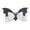 White, variant on Bradem Glitter Bat Hair Bow Clips Halloween Goth Barrettes,For Baby Girls & Toddlers