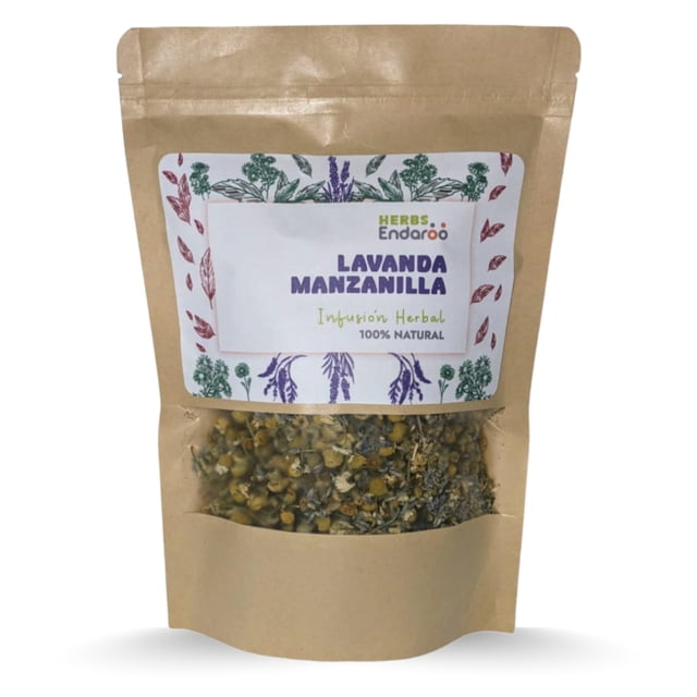 Flores De Manzanilla, Lavanda & Cascara de Naranja - 120gr de Té 100% Natural -Tisana Organica