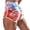 Red, variant on Womens 4th of July 250th Anniversary USA Graphic Print Athletic Shorts Casual Gym Fitness Workout Activewear Styles