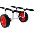 Heavy Duty Kayak Cart,Width Adjustable Canoe Cart with 12inch Flatfree