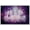 WHITE, variant on wall26 Framed Canvas Print Wall Art Purple Glitter White Crystal Chandelier Decorative Lights Digital Art Realism Contemporary Chic Relax/Calm for Living Room, Bedroom, Office - 16"x24" Whi
