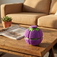 thumbnail image 6 of TOYOUME Rotating Fidget Ball Multi-Functional Press Fidget Stress Relief Ball Textured Massage Sensory Fidget Toy For Kids Adults, Purple, 6 of 7