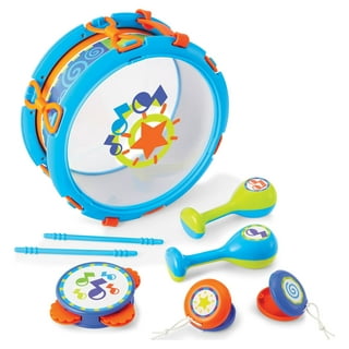 Cozybuy Kids Drum Set for Toddlers 1-3, 1 Year Old Girl Gifts Toddlers Drum  Toys with 2 Drum Sticks, Beats Flash Light and Adjustable Microphone Baby