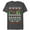 Charcoal Heather, variant on Nintendo Men's Mario and Bowser Ugly Christmas Sweater T-Shirt