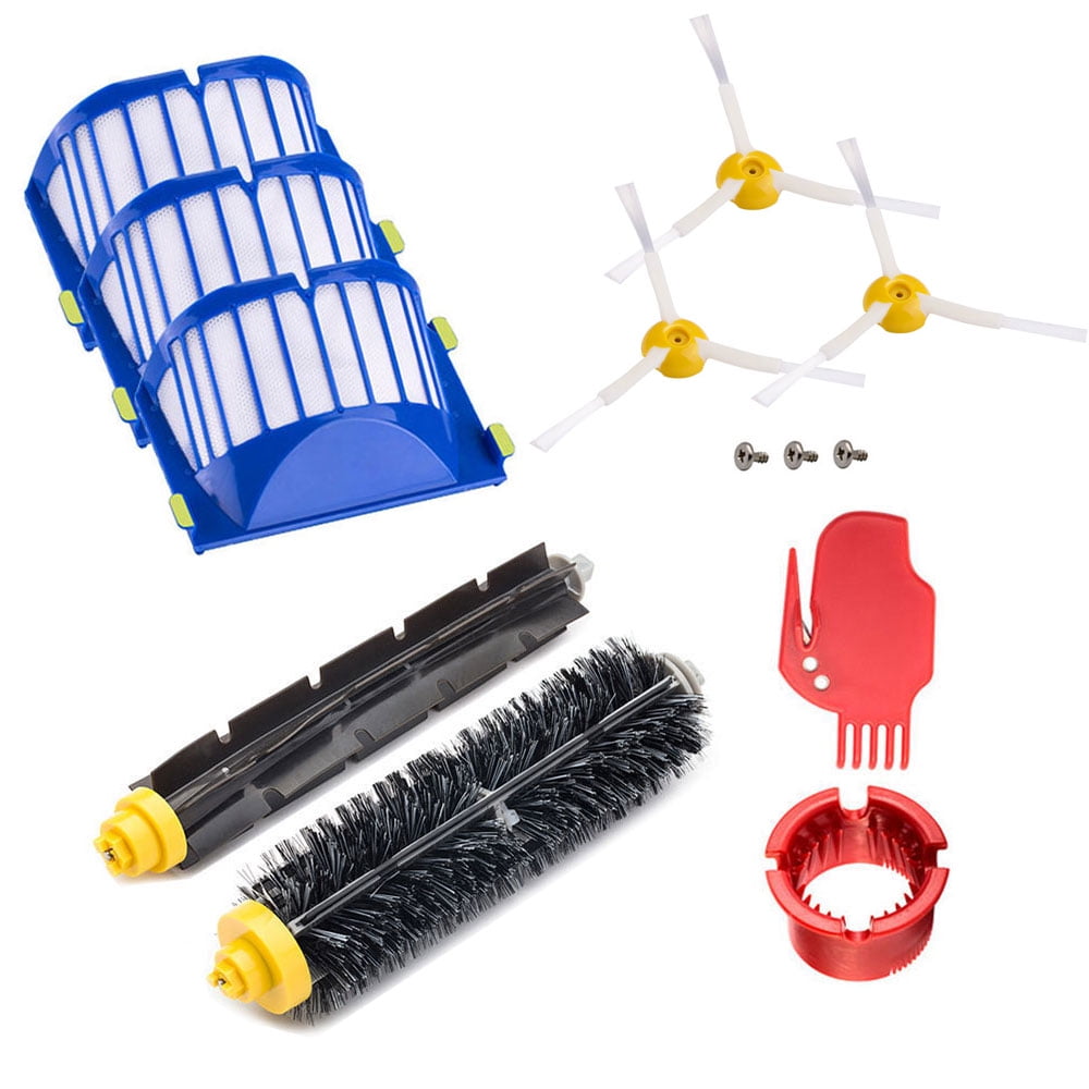 3Filters Brushes&Side brushes For iRobot Roomba 600 620 650  630 640 660 670 680 