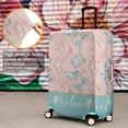 thumbnail image 5 of Travel Luggage Cover Suitcase Protector Fits 18-32 Inch Luggage Wheel Covers Patterned Travel Related Items Flower Luggage Protector Elastic Luggage Anti-scratch Suitcase Cover L, 5 of 6