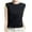Black, variant on Sleeveless Tops for Women Summer Tank Tops Casual Solid Color Loose Scoop-Neck Knit Shirts Ribbed Mock Neck Pullover Sweater