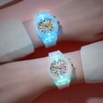 thumbnail image 3 of Children's Watch Cartoon Cute Translucent Luminous Silicone LED Watch, 3 of 7