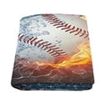 thumbnail image 2 of CADecor Baseball Blanket Throw Super Soft Warm Bed or Couch Blanket 58x80 inches, 2 of 2