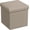 Black, variant on Small Storage Ottoman, Folding Ottoman Cube, 15 x 15 x 15 Inches, Footstool, Footrest, 11 Gal. (43 L), Velvet Surface, for Bedroom, Living Room, Dorm, Cream White ULSF227W01