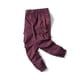 thumbnail image 3 of Pantalones largos para hombre, informales, lisos, con bolsillo, cintura elástica, para exteriores, con cordón ajustable, para trabajo, 3 of 6