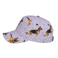 thumbnail image 5 of Naloa Original Classic Low Profile Hat Men Women Baseball Cap Dad Hat Adjustable Unconstructed German Shepherd Dog Print Cap, 5 of 9