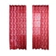 thumbnail image 1 of Cortinas de gasa con ojales y barra de cierre, multicolor rojo, 1 of 4