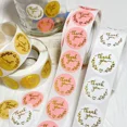 thumbnail image 4 of 25mm Round Kraft Paper Adhesive Stickers for Baking Wedding Party Craft Decorations, 4 of 7