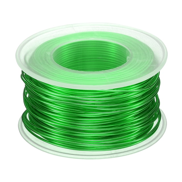 Uxcell Bonsai Wire Anodized Aluminum Training Wire Roll 1mm 98ft Green