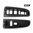 thumbnail image 6 of Front Window Switch Trim Bezel Set Dark Gray Fit for 2003-2007 Chevrolet Silverado/GMC Sierra 1500 2500 3500 (4 Door Models), 6 of 9