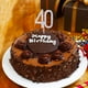 thumbnail image 3 of Adornos para tartas de 40 cumpleaños con diamantes de imitación, adornos para cupcakes y tartas para el 40.º cumpleaños y el aniversario de bodas de Rudy (40), 3 of 7