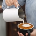 thumbnail image 3 of 450ml Milk Frothing Pitcher Stainless Steel Inner Scale Coffee Steaming Creamer Cup, 3 of 8