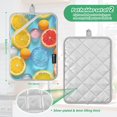 thumbnail image 3 of Lemons Pot Holders Set of 2 Heat Resistant Kitchen Oven Gloves Potholder Cooking Baking Microwave Mitts, 3 of 7