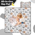 thumbnail image 4 of White Halloween Skull Pumpkin Spider Pattern Toddler Nap Mats for Kids Preschool,60"x20" Sleeping Mat Bag or Kids,Toddler Sleeping Bag,Toddler Nap Mat or Daycare, 4 of 6