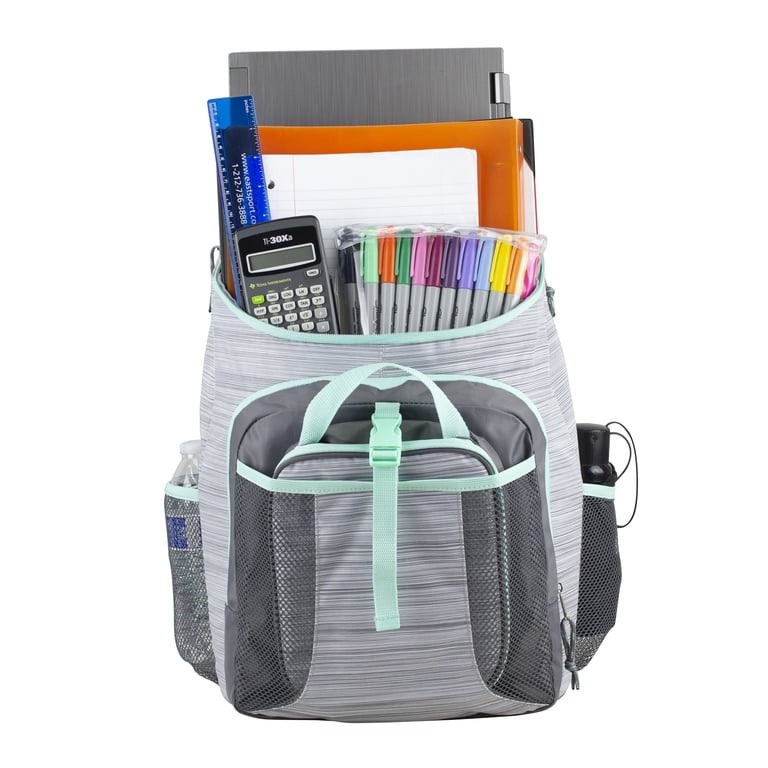 Fuel Top Loading Backpack and Lunch Bag Set, Ash Gray photo 3