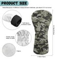 thumbnail image 6 of Yuyamidu Green Camo Golf Head Covers Camouflage Golf Club Head Cover for Driver Fairway Hybrid Men Women, Waterproof Leather Golf Accessory, 6 of 7