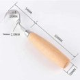 thumbnail image 5 of Cuchillo de gancho Cuchara de talla de madera Cuchillo de talla con funda de cuero - Cuchillo de gancho de talla de madera - Cuchara Tazón Herramientas de talla - Talla de madera, 5 of 5