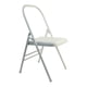 thumbnail image 1 of Silla auxiliar de con soporte lumbar para la espalda, reforzada para equipos portátiles domésticos, silla plegable elástica de metal, silla de, 1 of 8