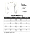 thumbnail image 3 of Youclos Men's Pullover Sweater Long Sleeve Knitted Turtleneck Sweaters Slim Fit, 3 of 8