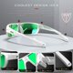 thumbnail image 3 of Gafas de sol polarizadas ATTCL para hombre pesca UV400 blanco+verde, 3 of 7