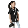 thumbnail image 3 of Hat and Beyond Kids Active Athletic Baseball Button Down Jersey Uniform, 3 of 6