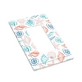 thumbnail image 3 of Kll Colorful Seashells1 Wall Plate,Gloss Finish,Standard Size 1 - 5" X 3", Polycarbonate Thermoplastic,Electric Receptacle Plug Covers, 3 of 8