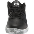 thumbnail image 2 of Under Armour Unisex-Child Pre-School Jet 21 Basketball Shoe Little Kid 4-8 Years 3 Little Kid Black/White, 2 of 8