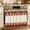 Red Brown, variant on Country Star Farm Oven Skirt Curtain 27"Wx20"L,Waterproof Ruffled Stove Cover Skirt with 8 Ribbon Ties,Farmhouse Plaid Texas Vintage Fruit Decorative Oven Door Curtain for Kitchen Dishwasher Cabinet