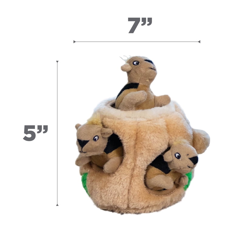 Outward Hound Hide A Squirrel Plush Puzzle Dog Toy, Small photo 7
