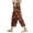 C-Orange451, variant on DHFJKG Women Linen Capri Pants Leopard Printed Summer Lightweight Loose Fit Casual Drawstring Beach Pants Versatile Trousers