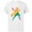 White, variant on Marvel Loki Rainbow Pride - Short Sleeve Cotton T-Shirt for Adults - Customized-Black