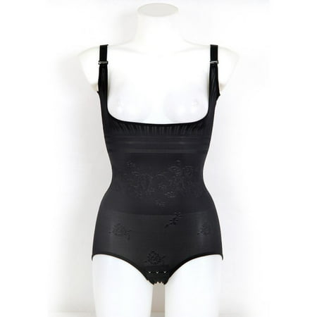 

Floral Body Bodysuits Body For Women Shaper Pulling Underwear Plus Size Waist Corsets Crotch Buckle High-elastic Shapewear 2018