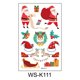 thumbnail image 5 of Tatuaje temporal de Navidad, Papá Noel, pegatinas para tatuajes infantiles, medias, árbol de Navidad, muñecos de nieve, rellenos de medias y regalos, 5 of 5