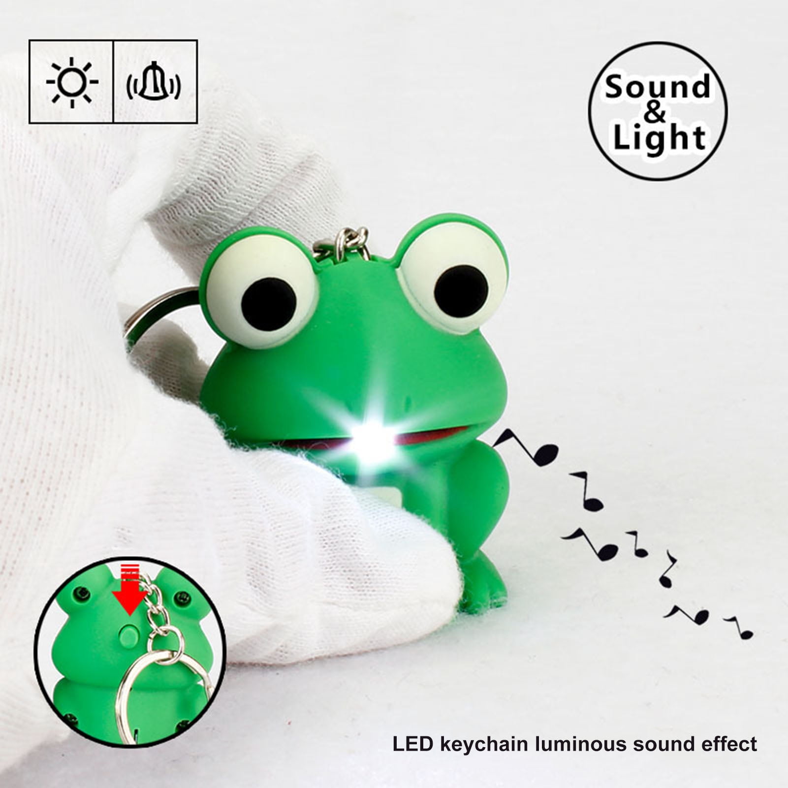 Kripyery Glowing Toy - Sound Effect - Funny Animal Shape - Built