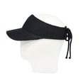 thumbnail image 3 of WITHMOONS Sun Visor Summer Anti UV Sunscreen Paper Straw Beach Hat SLV1500 (Black), 3 of 5