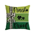 thumbnail image 2 of StSilkitty St. Patrick's Day Pillow Cover Sofa Pillow Cover Washable Pillow Cover Holiday Gift Suitable for Sofa Bedroom Office, 2 of 6