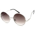 thumbnail image 2 of Womens Metal Round Sunglasses UV400 Gradient Lens Style 9979 Tinted Lenses, 2 of 4