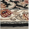 thumbnail image 3 of Safavieh Easy Care Myrtle Floral Runner Rug, Black/Ivory, 2'6" x 8', 3 of 11
