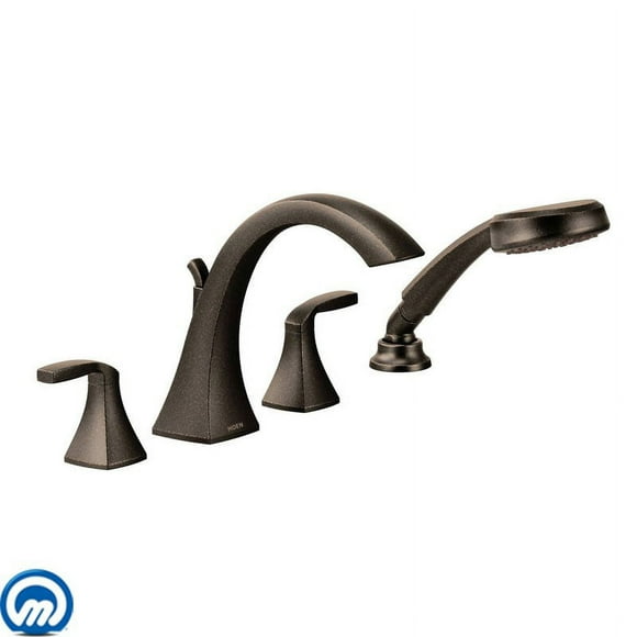 Moen T694 Voss Deck Mounted Roman Tub Filler Trim - Bronze