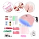 thumbnail image 5 of Kit de decoración de uñas con lámpara U VKit de herramientas para manicuraKit de herramientas de manicura con taladro para uñas Clip para remojar bloque de pulido juego de ANGGREK Otros, 5 of 8