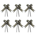 thumbnail image 1 of Unique Bargains 3.3inch Pull Bows Gift Wrapping Pull Bow Gold Thread Style Baskets Present Bows Ribbon Black 100 Pcs, 1 of 6