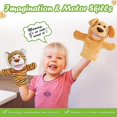 thumbnail image 5 of 10 Inch Animal Puppet Soft Hand Puppet Plush Toy Display For Adults And Boys and Girls To Develop Intelligence Gift, 5 of 5