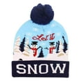 thumbnail image 1 of Gorro de Navidad para la nieve para adultos y niños, gorro de suéter, gorro de Navidad, gorro para celebración, suministros para regalos de fiesta en Yinane Gorro de invierno, 1 of 7