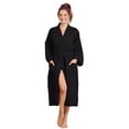 thumbnail image 4 of Women's Long Kimono Waffle Spa Bathrobe - Luxurious, Airy, and Absorbent, 4 of 7
